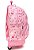 Mochila De Rodinhas Escolar Capricho Rosa Claro flores - Imagem 3