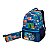 Kit Escolar Mochila Costas + Estojo Dpa Mistério Azul - Imagem 1