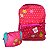 Kit Mochila Abacaxi + Lancheira Térmica Rosa Com Cheirinho - Imagem 1
