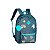 Mochila Escolar Jeans Unicórnio Infantil  Cor Azul - Imagem 1