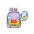 Mochila Dupla Face Peppa Pig George Infantil Escolar Passeio - Imagem 1