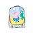 Mochila Dupla Peppa Pig George+ Estojo Duplo Azul Dinossauro - Imagem 3