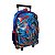 Mochila Rodas Dark Spider+ Lancheira+ Estojo Azul E Vermelho - Imagem 2
