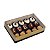 Caixa Com 10un Para Chocolate Decorativa Dourado e Marron - Imagem 2