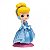 Boneca Cinderella Glitter Line Qposket 16cm Banpresto - Imagem 3