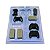 Kit 5 Forma Vídeo Game Aplique Chocolate Acetato Confeitaria - Imagem 2