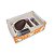 Kit Confeiteiro Caixa Decorativa Encanto Cor Xadrez Laranja - Imagem 2