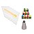 Kit Especial Confeitaria Manga Wilton + Bico 1m +  3 Pó Fab - Imagem 1