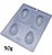 Kit Formas Bwb Ovos De Páscoa 8 Tamanhos Diferentes Silicone - Imagem 3