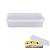 Pote Retangular 150ml 20un Bolo De Pote Microondas Freezer - Imagem 1