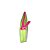 Estojo Escolar Unicornio Silicone Colorful Infantil  Verde - Imagem 2