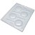 Kit 5 Forma De Acetato Bwb Pirulito De Chocolate Confeitaria - Imagem 1