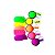 PÓ Neon 5g Decorativo Bolos e Doces FAB 3 UNIDADES - Imagem 3