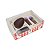 Kit Confeiteiro Caixa Decorativa Encanto Cor Xadrez Vermelho - Imagem 1