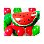 5 Balão Melancia Decorativo Temático Tropical 66cm x 41Cm - Imagem 3