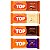 4 Barras De Chocolate Sabores Cobertura Top Harald 1kg - Imagem 1