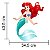 kit Painel Decoração A Pequena Sereia Personagem Ariel Festa - Imagem 2