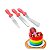 Kit Jogo de Espátulas Inox 3 Peças Para confeitaria - Imagem 1