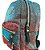 Bolsa Mochila Moderna Brilho Duo Collor Vermelho e Azul - Imagem 4