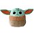 Almofada Squishmallows Pelúcia Baby Yoda 25cm - Star wars - Imagem 1