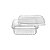 24 Embalagens Microondas e Freezer Retangular Prafesta 500ml - Imagem 1
