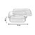 24 Embalagens Microondas e Freezer Retangular Prafesta 500ml - Imagem 5