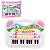 Brinquedo Piano Musical Animal Rosa Sons Educativo - Braskit - Imagem 1