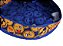 Mochila Escolar Emoji 2 em 1 Dupla face Azul Infantil - Imagem 4
