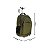 Mochila de Rodinhas Verde c/ Compartimento Laptop Clio Style - Imagem 6