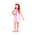 Fantasia Infanti Barbie Bailarina Com Tiara Rosa Sula - Imagem 1