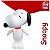 Boneco de Vinil Snoopy Articulado Peanuts 16cm - Lider - Imagem 4