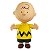 Boneco de Vinil Charlie Brown 22cm Articulado Peanuts Lider - Imagem 1
