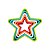 Kit Jogo de Forminhas p/ Moldar Biscoito Estrela Confeitaria - Imagem 1