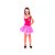 Fantasia Infantil Feminina Spider Girl Rosa Global Fantasias - Imagem 1