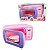 Brinquedo Mini Micro-ondas Rosa Infantil - Bs Toys - Imagem 1