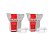 Kit Pote Quadrado 150ml 40un Bolo De Pote Microondas Freezer - Imagem 1