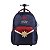 Mochila De Rodinhas Capitã Marvel Grande Material Escolar - Imagem 1