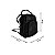 Mini Mochila Casual Couro Sintético Vintage Preto - Imagem 4
