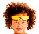Fantasia Infantil Feminina Mulher Maravilha Baby Sula - Imagem 2