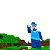 Boneco Minha criação Azul Infantil Tamanho Real com 8 Peças - Imagem 2