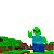Boneco My creator Zumbi Infantil Tamanho Real com 8 Peças - Imagem 2