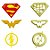 Super Kit Cortador Super Heróis 9 Peças BlueStar Confeitaria - Imagem 5