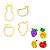 Kit Cortador Frutas e Flamingo Tropical Confeitaria - Imagem 3