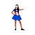 Fantasia Vestido Infantil Capitã América Global Fantasia - Imagem 2