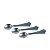 50Un Colher Silver Plastic De LUXO Refeição - Imagem 2