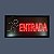 Placa Informativa Entrada de Led Luminoso 110v 38x24cm - Imagem 2