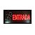 Placa Informativa Entrada de Led Luminoso 110v 38x24cm - Imagem 1
