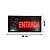 Placa Informativa Entrada de Led Luminoso 110v 38x24cm - Imagem 3