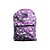 Mochila Escolar Feminina Unicornio Arco Íris Roxo Clio - Imagem 1