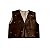 Fantasia Colete Infantil Junino Festsland Marrom Masculino - Imagem 1